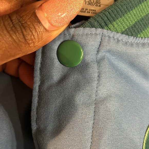 Lion King Child Coat Size 7/8Disney Blue and Green Spring Fall Jacket - Picture 7 of 8